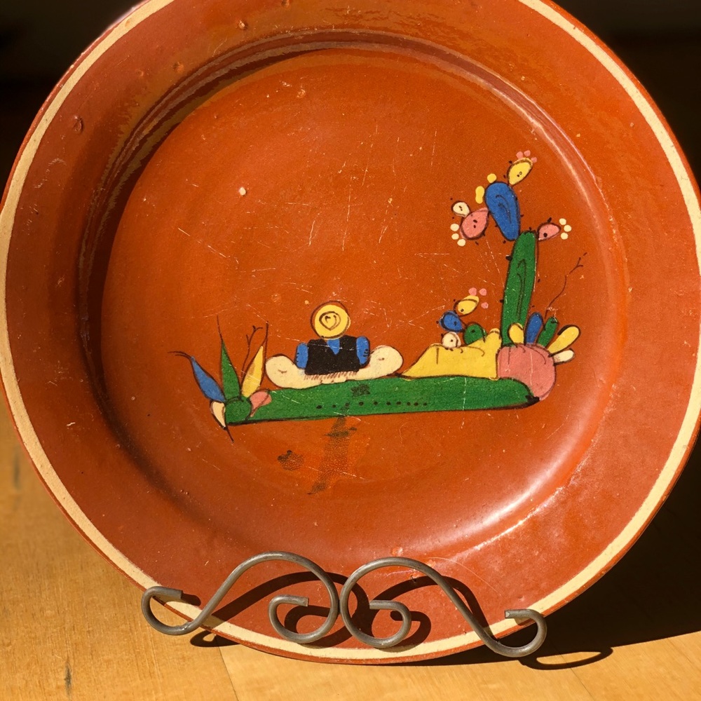 VINTAGE mexican plate